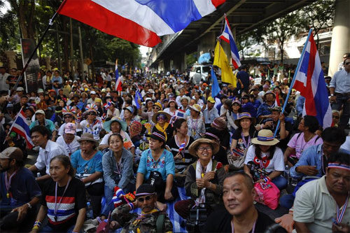 Thái Lan,   biểu tình, chống chính phủ, Yingluck Shinawatra